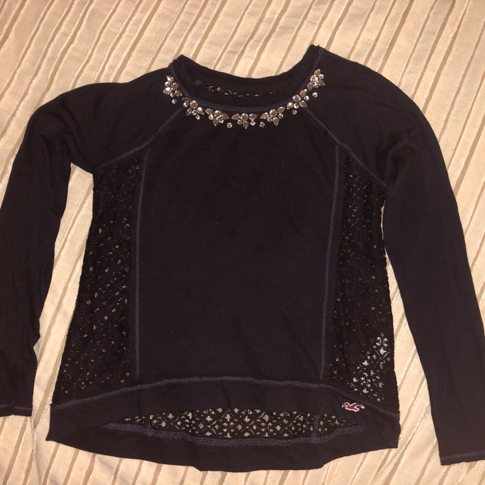 Hollister embellished top